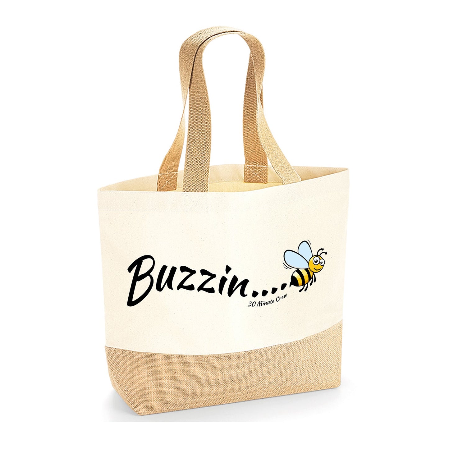 (1) Buzzin' Canvas/Jute Tote