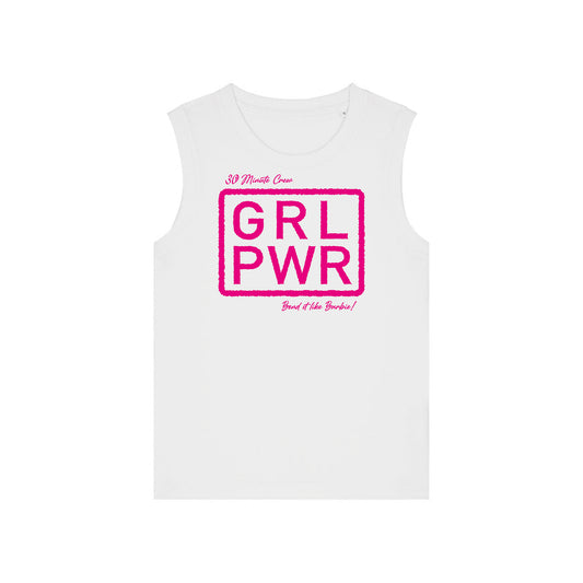 (2) PWR GRL Medium Fit Sleeveless Top (full length)