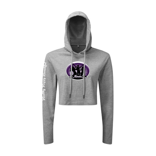 Cropped Long Sleeve Tee with Hood