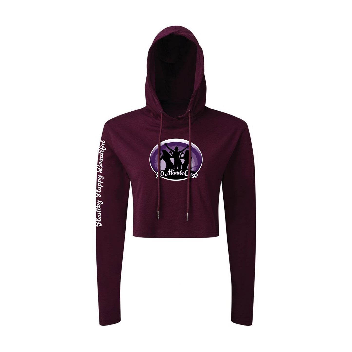 Cropped Long Sleeve Tee with Hood