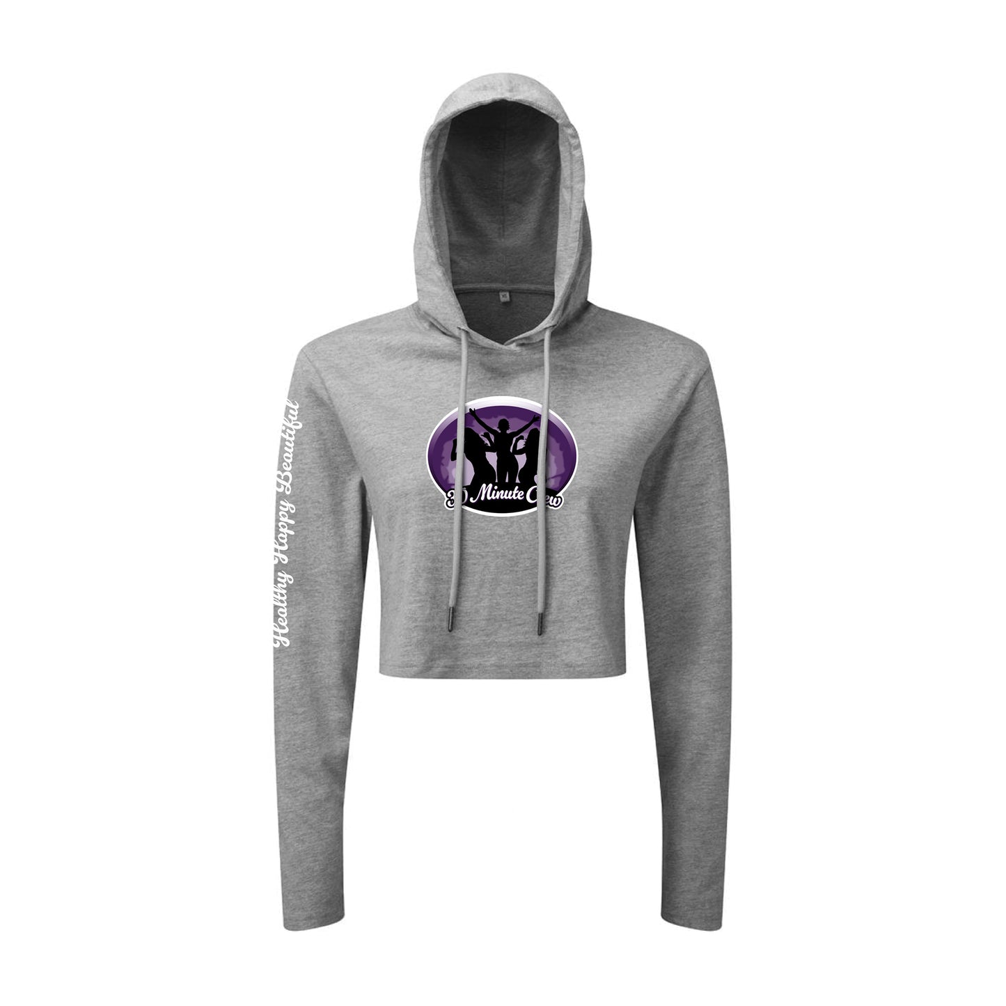 Cropped Long Sleeve Tee with Hood