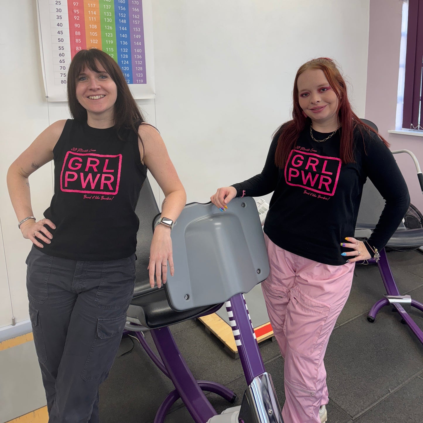 (2) GRL PWR Medium Fit Sleeveless Top (full length)